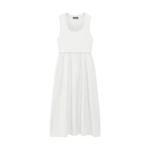 Mint Velvet White Scallop Trim Midi Dress